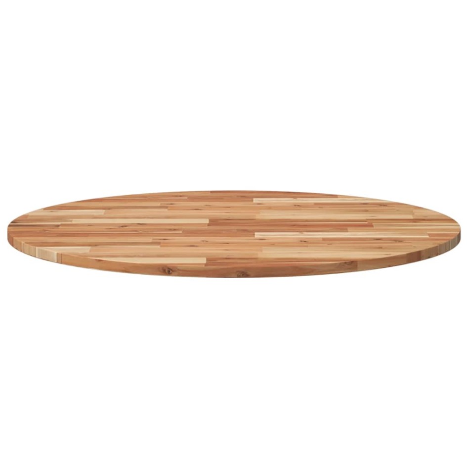 Tablero de mesa redondo madera maciza de acacia Ø90x2