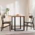 Tablero de mesa cuadrado madera maciza acacia 80x80x2