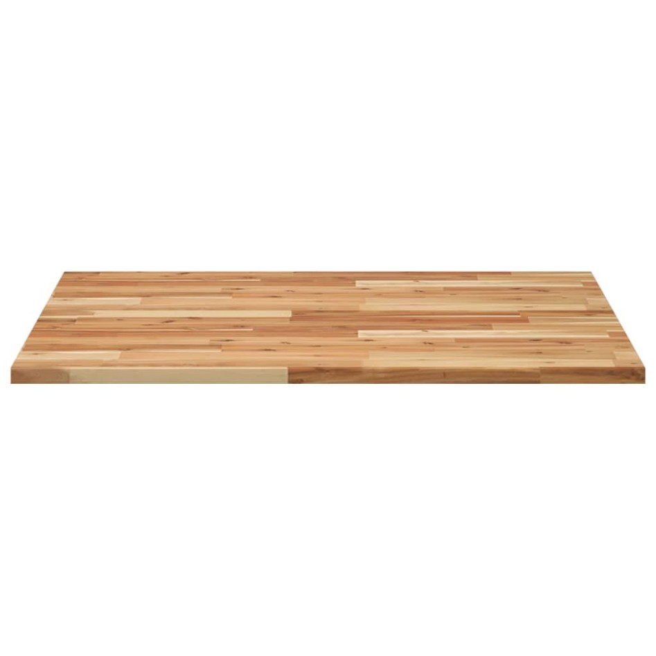 Tablero de mesa cuadrado madera maciza acacia 80x80x2