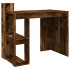 Escritorio madera de ingeniería roble ahumado 103,5x56,5x94