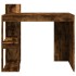 Escritorio madera de ingeniería roble ahumado 103,5x56,5x94
