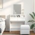 Tocador con espejo blanco 80x41x144,5