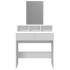 Tocador con espejo blanco 80x41x144,5