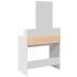 Tocador con espejo blanco 80x41x144,5