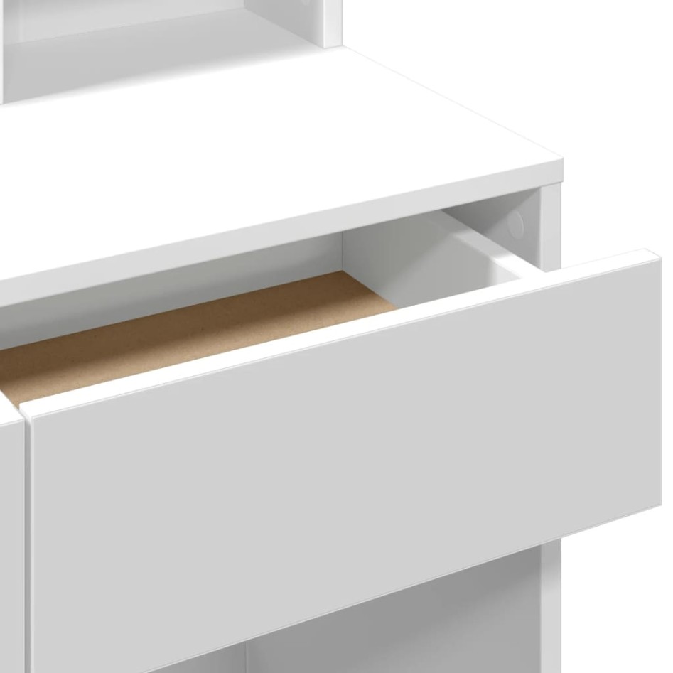 Tocador con espejo blanco 80x41x144,5