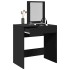 Tocador con espejo negro 73x46,5x120