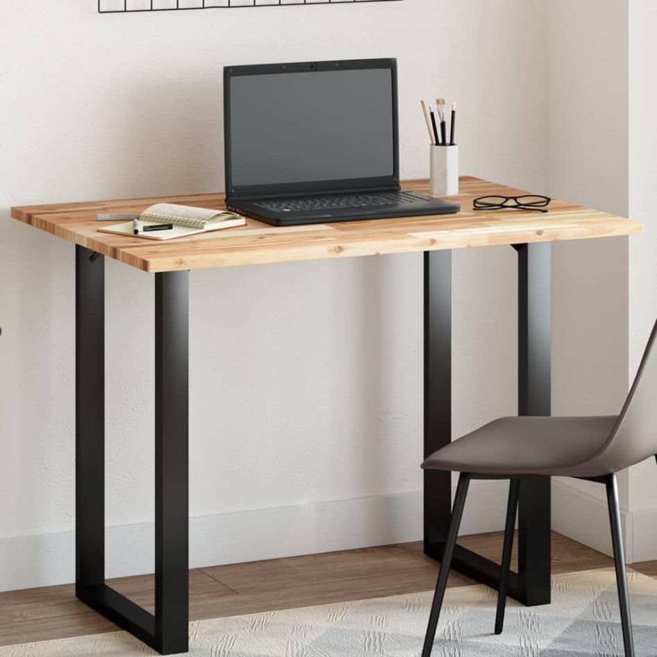 Tablero de mesa rectangular madera maciza acacia 80x70x2