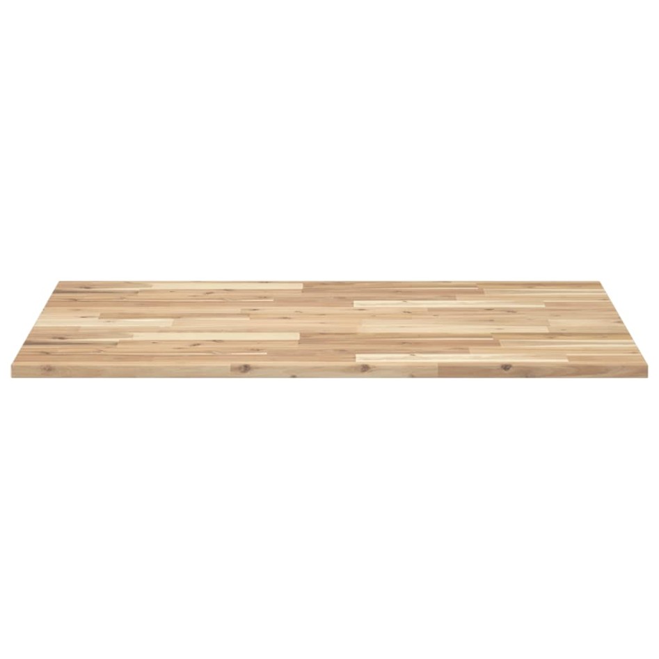 Tablero de mesa rectangular madera maciza acacia 80x70x2