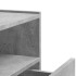 Mesita de noche de pared 2 uds color gris hormigón 45x30x35