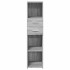 Aparador alto madera de ingeniería gris Sonoma 30x42,5x124