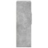 Aparador alto madera de ingeniería gris hormigón 40x42,5x124