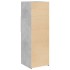 Aparador alto madera de ingeniería gris hormigón 40x42,5x124