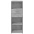 Aparador alto madera de ingeniería gris hormigón 45x42,5x124