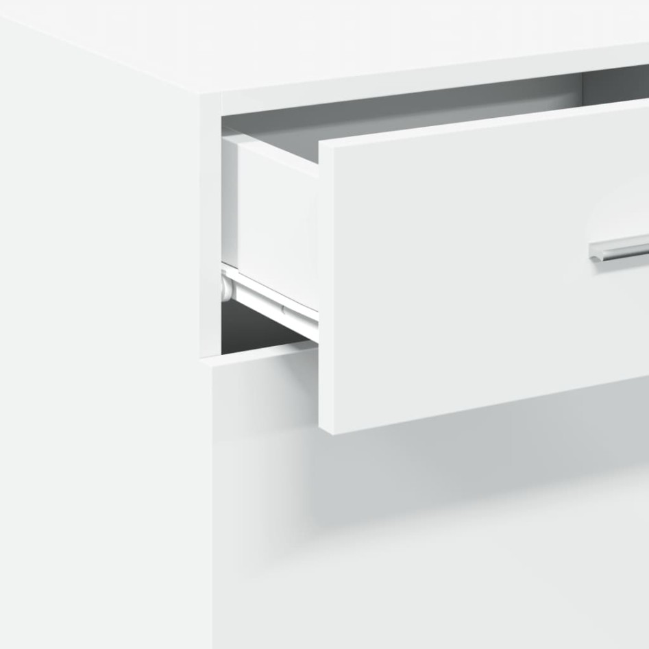 Aparador madera de ingeniería blanco 45x42,5x93