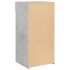 Aparador madera de ingeniería gris hormigón 45x42,5x93