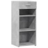Aparador de madera de ingeniería gris hormigón 40x42,5x93