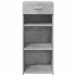 Aparador de madera de ingeniería gris hormigón 40x42,5x93