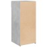 Aparador de madera de ingeniería gris hormigón 40x42,5x93