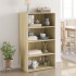 Aparador alto madera de ingeniería roble Sonoma 70x41x124