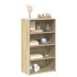 Aparador alto madera de ingeniería roble Sonoma 70x41x124