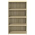 Aparador alto madera de ingeniería roble Sonoma 70x41x124