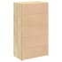Aparador alto madera de ingeniería roble Sonoma 70x41x124