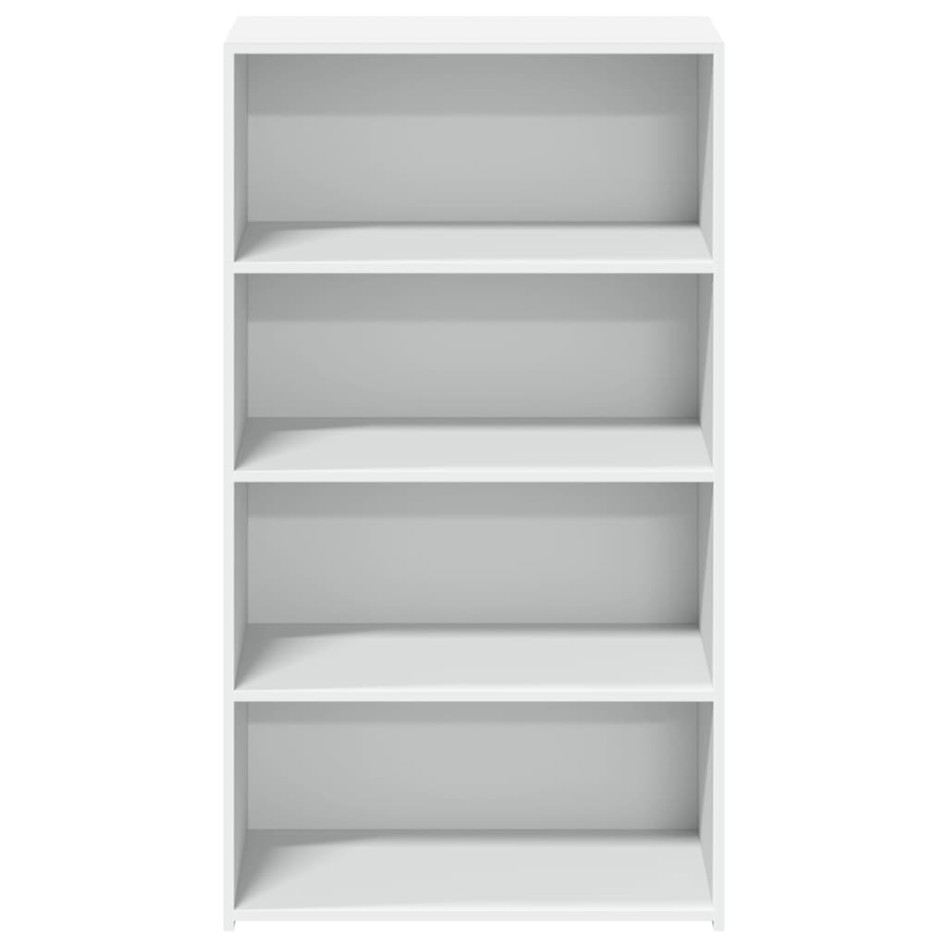 Aparador alto madera de ingeniería blanco 70x41x124