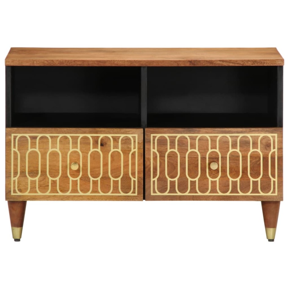 Mueble de TV madera maciza de mango 70x33x46
