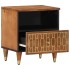 Mesitas de noche 2 uds madera maciza de mango 40x33x46