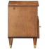 Mesitas de noche 2 uds madera maciza de mango 40x33x46