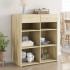 Aparador de madera de ingeniería roble Sonoma 80x42,5x93
