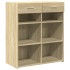 Aparador de madera de ingeniería roble Sonoma 80x42,5x93