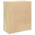 Aparador de madera de ingeniería roble Sonoma 80x42,5x93