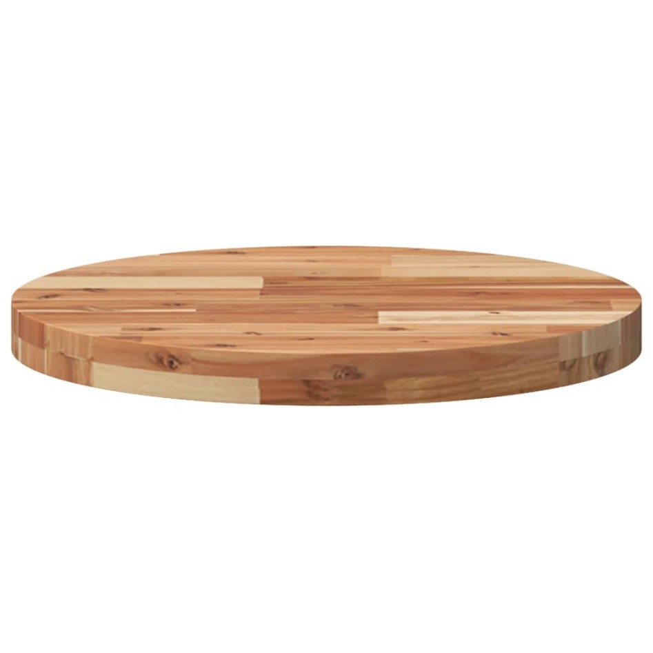 Tablero de mesa redondo madera maciza de acacia Ø50x4