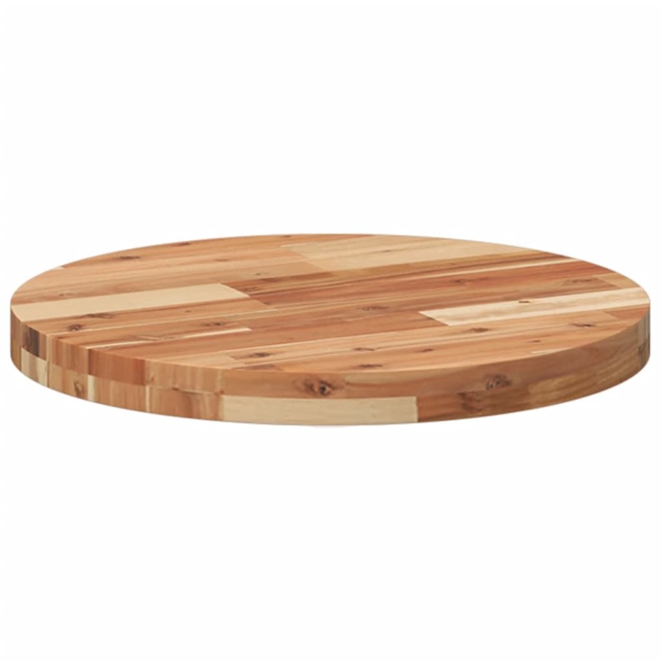 Tablero de mesa redondo madera maciza de acacia Ø50x4