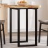 Tablero de mesa redondo madera maciza de acacia Ø70x4