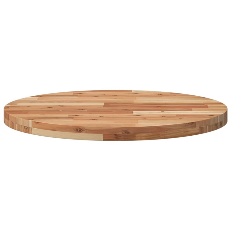 Tablero de mesa redondo madera maciza de acacia Ø70x4