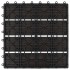 Baldosas de porche de WPC 30x30 cm 1 m² marrón oscuro 11