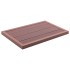 Panel de suelo para ducha solar WPC marrón 101x63x5,5