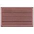 Panel de suelo para ducha solar WPC marrón 101x63x5,5