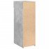 Aparador de madera de ingeniería gris hormigón 30x42,5x93