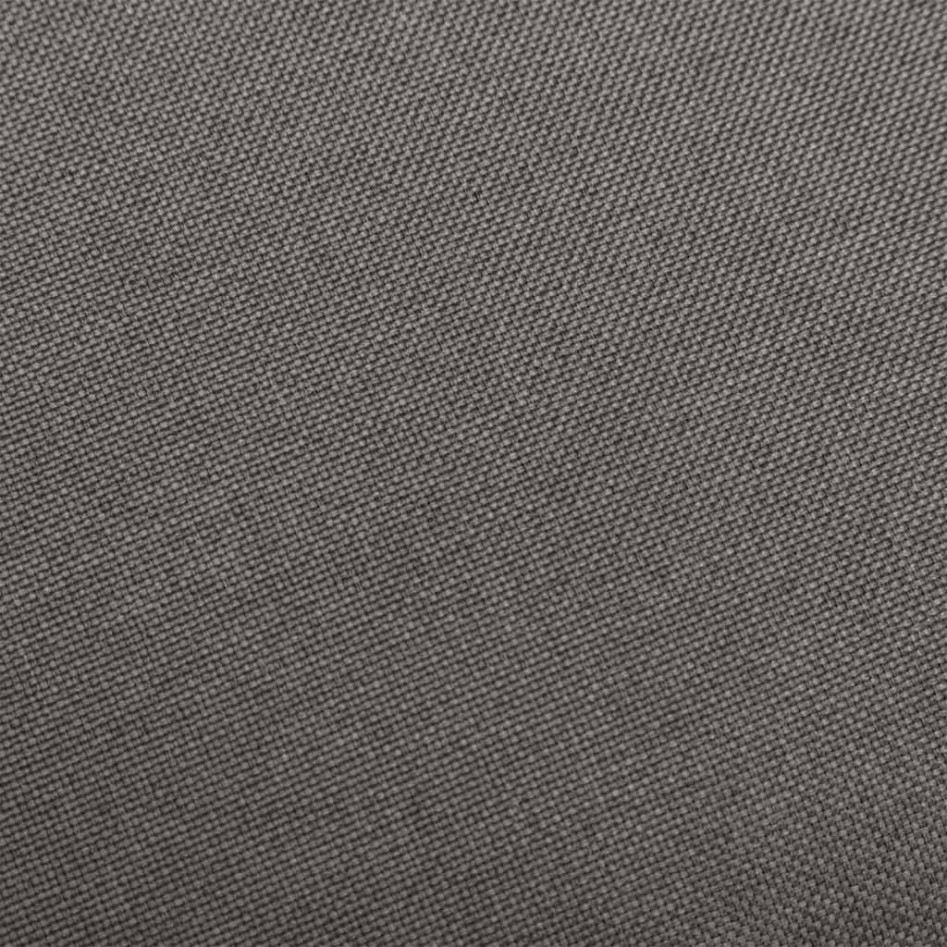 Silla mecedora de tela gris