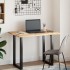 Tablero escritorio madera maciza acacia sin tratar 80x70x2