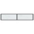 Mesa consola vidrio templado mármol blanco 180x35x75,5