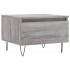 Mesas de centro 2 uds madera ingeniería gris Sonoma 50x46x35