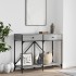 Mesa consola madera de ingeniería gris Sonoma 100x39x78,5