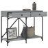 Mesa consola madera de ingeniería gris Sonoma 100x39x78,5