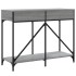 Mesa consola madera de ingeniería gris Sonoma 100x39x78,5