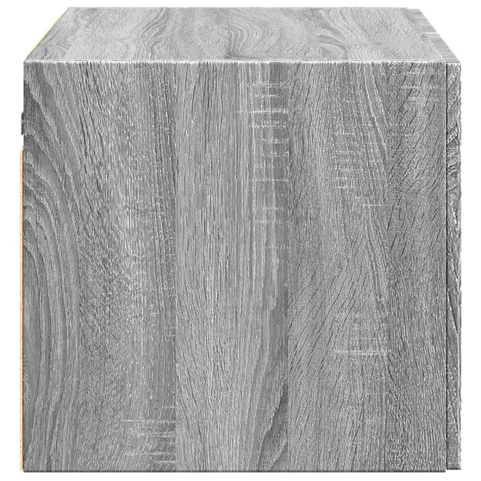 Armario de pared madera de ingeniería gris Sonoma 70x42,5x40