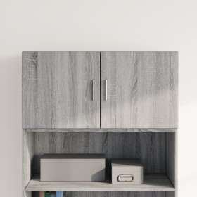 Armario de pared madera de ingeniería gris Sonoma 80x42,5x40